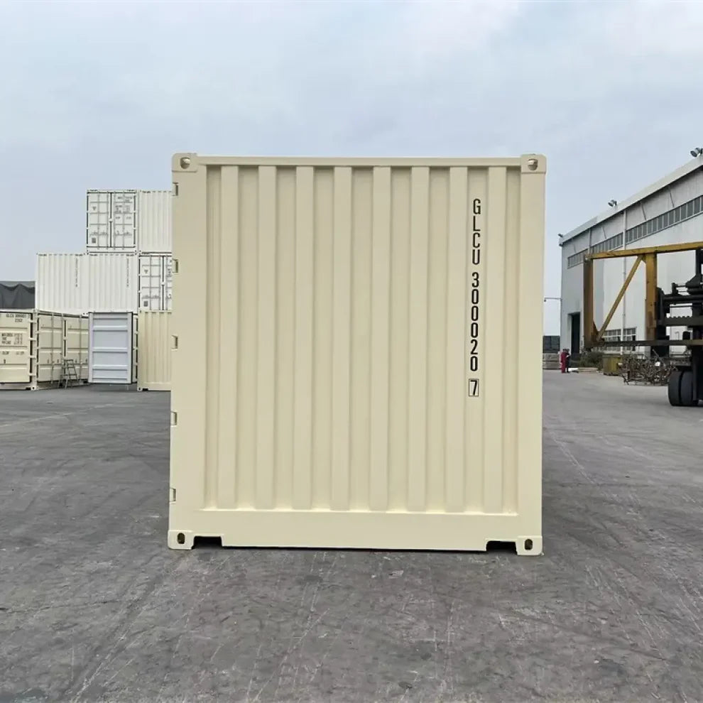 Conteneur maritime beige neuf de 20 pieds à ouverture latérale