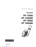 Wacker Neuson VP1550Aw Benzin-Vibrationsplatte