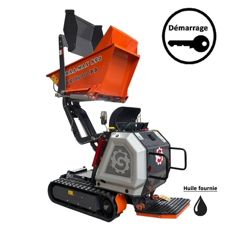 Mini dumper TERRA-MAX 890 hydrostatique - 800kg