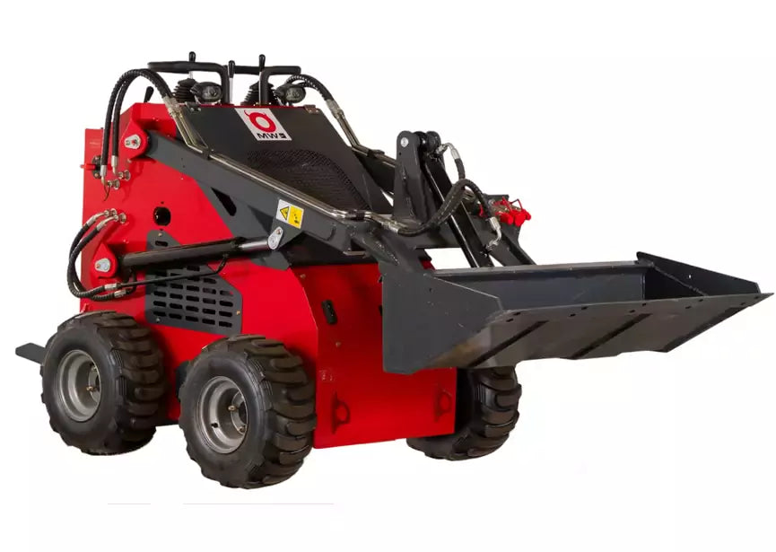 Mini chargeur sur roues moteur essence 23ch - 16 kW - 1000 kg - Capacité de levage 300 kg - Avec godet MW Tools