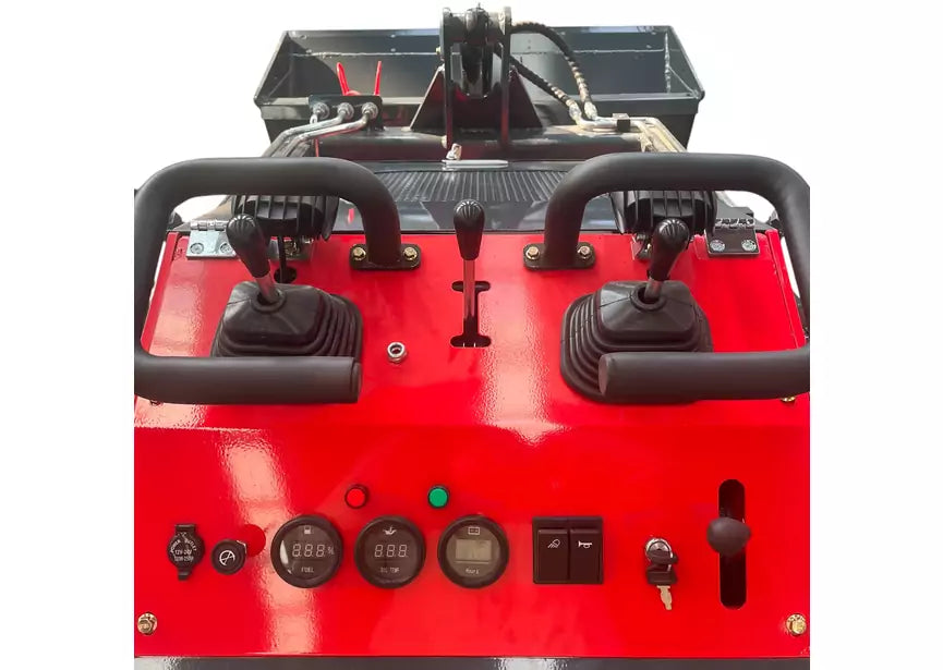 Mini chargeur sur roues moteur essence 23ch - 16 kW - 1000 kg - Capacité de levage 300 kg - Avec godet MW Tools