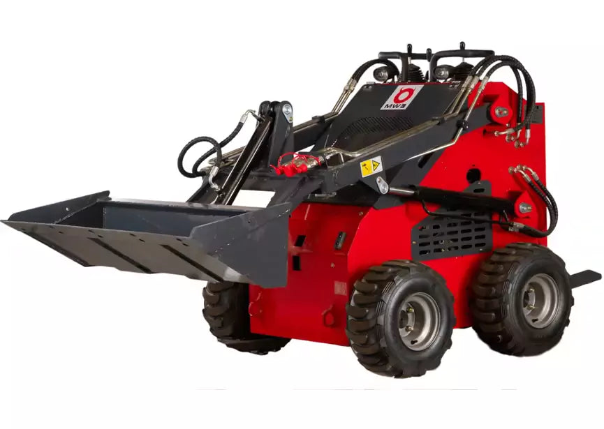 Mini chargeur sur roues moteur essence 23ch - 16 kW - 1000 kg - Capacité de levage 300 kg - Avec godet MW Tools