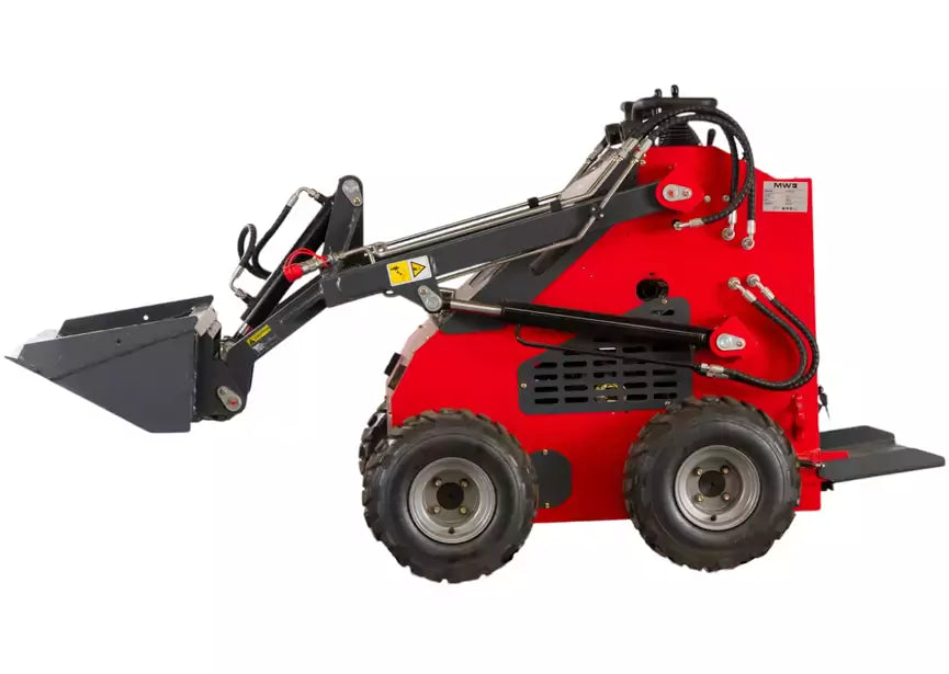 Mini chargeur sur roues moteur essence 23ch - 16 kW - 1000 kg - Capacité de levage 300 kg - Avec godet MW Tools