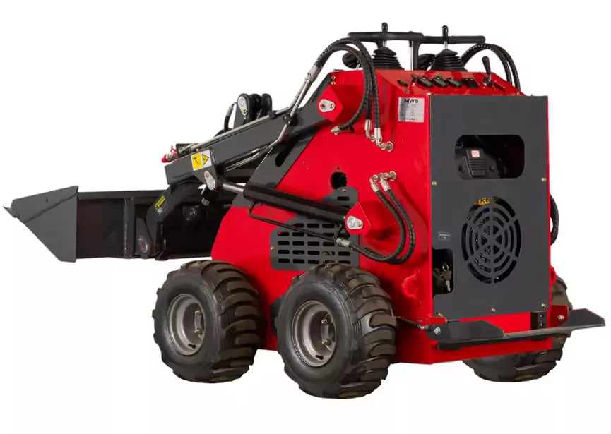 Mini chargeur sur roues moteur essence 23ch - 16 kW - 1000 kg - Capacité de levage 300 kg - Avec godet MW Tools