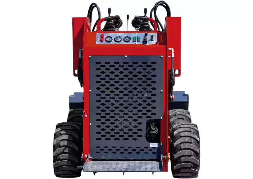 Mini chargeur sur roues moteur essence 23 ch - 1430 kg – Capacité de levage 430 kg - Avec Godet - Polyvalente, compacte et robuste MW Tools