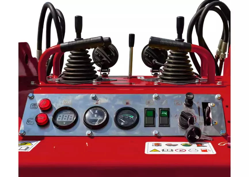 Mini chargeur sur roues moteur essence 23 ch - 1430 kg – Capacité de levage 430 kg - Avec Godet - Polyvalente, compacte et robuste MW Tools