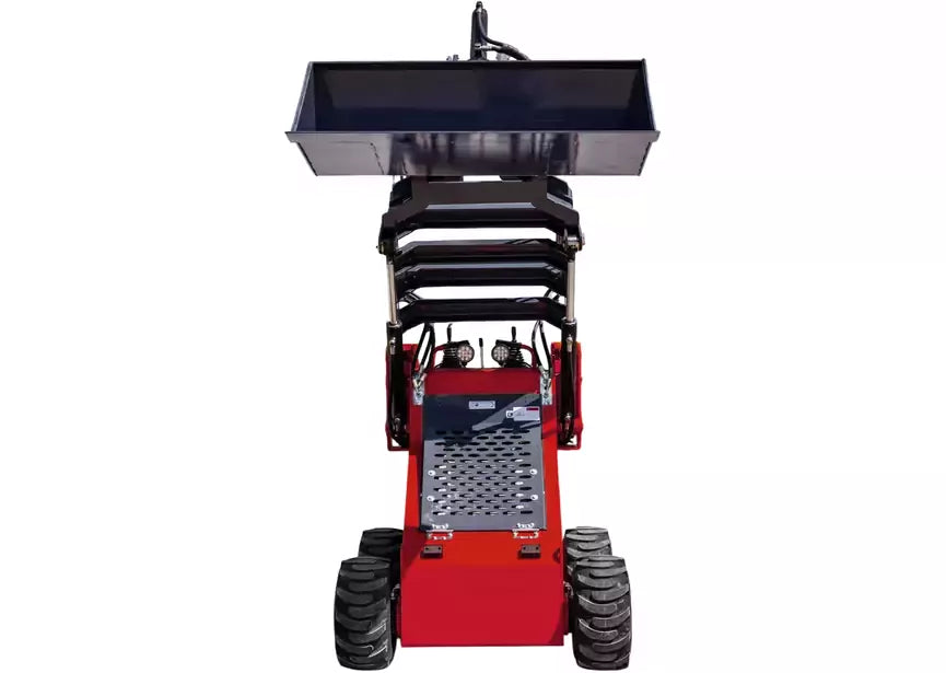 Mini chargeur sur roues moteur essence 23 ch - 1430 kg – Capacité de levage 430 kg - Avec Godet - Polyvalente, compacte et robuste MW Tools