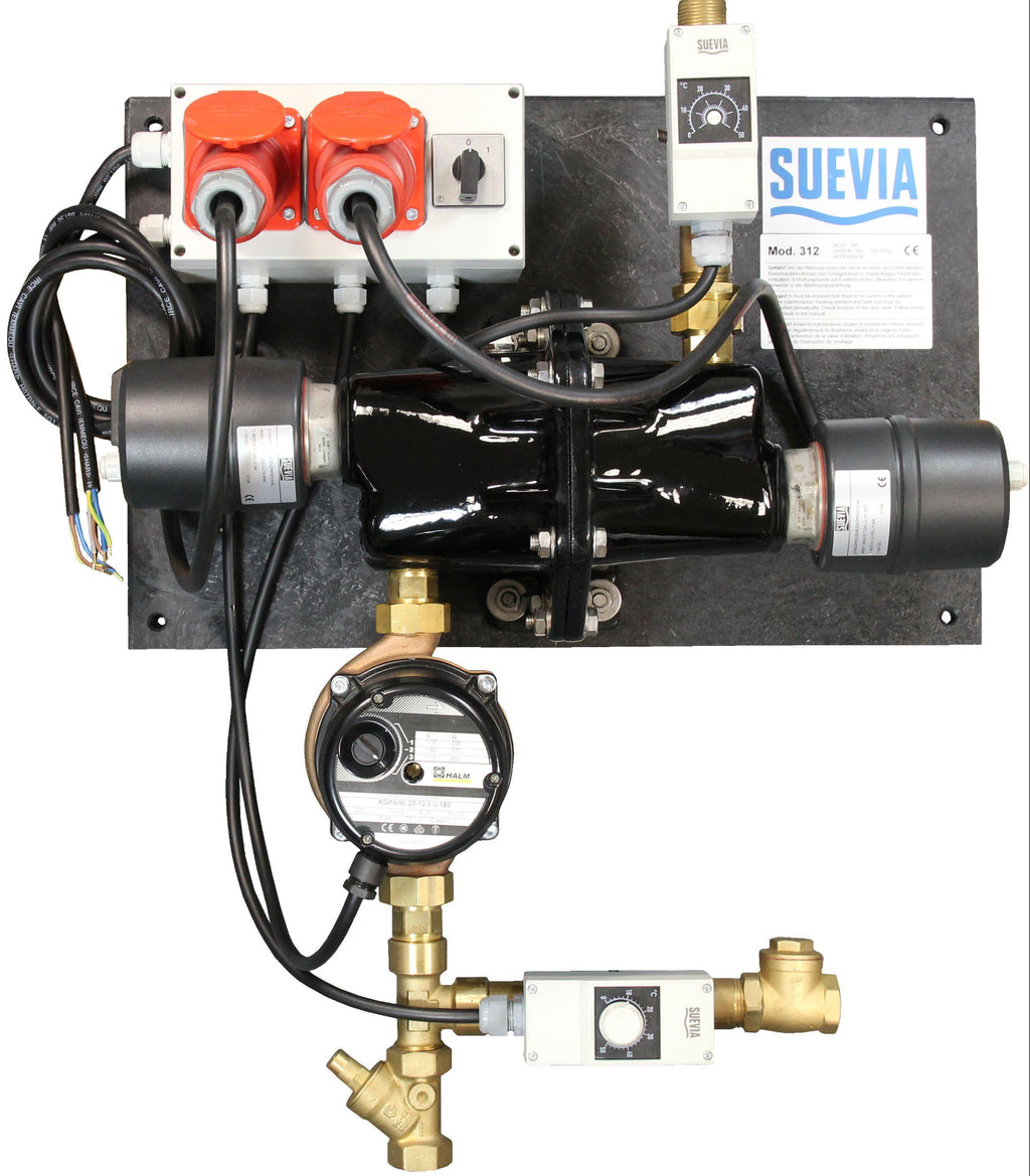 Suevia Warmwasser-Umlaufheizstation 3000W Typ 312
