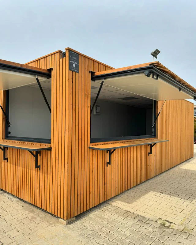 Kiosque à conteneurs de bar