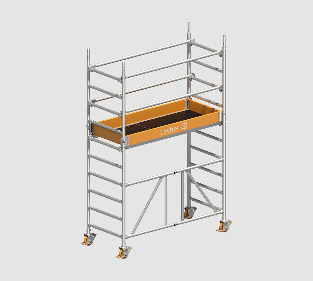 Layher Alu-Fahrgerüst Zifa 75 (Arbeitshöhe 4.5m)